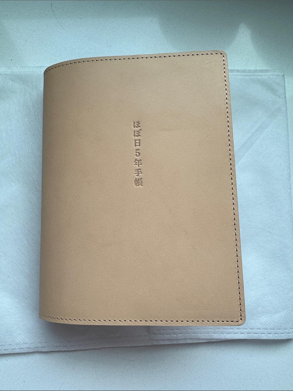 Hobonichi Techo 5-Year Leather Cover Natural Nume A6 Genuine Cowhide Japan